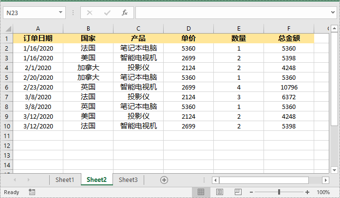 python 在 excel 中激活工作表或单元格